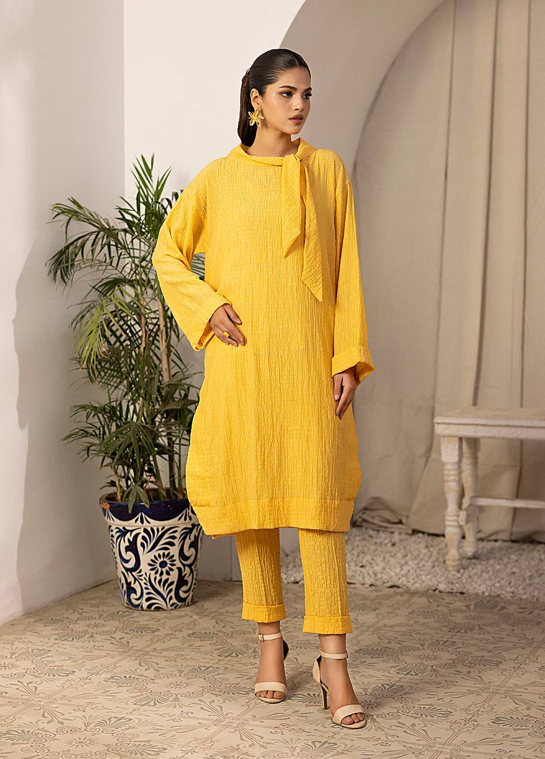 Salitex Women Solids Georgette 2 Piece Suit SPL2PBC015 - Summer Collection