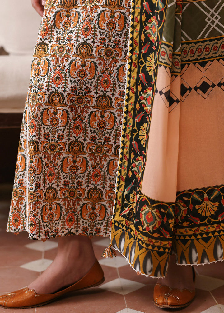 Amaya by Zaha Unstitched Printed Lawn 3 Piece Suit ZK26UAL Sahar APL26-05 - Casual Collection