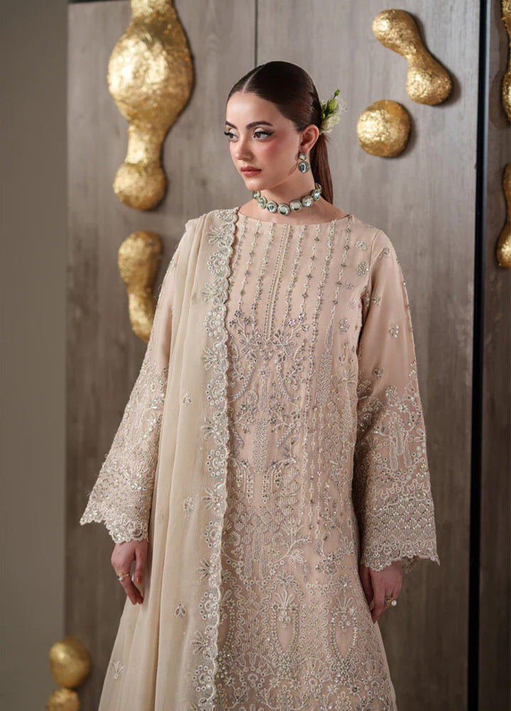 Nouvelle by Emaan Adeel Unstitched Embroidered Chiffon 3 Piece Suit EA26UNC Camallie - Festive Collection