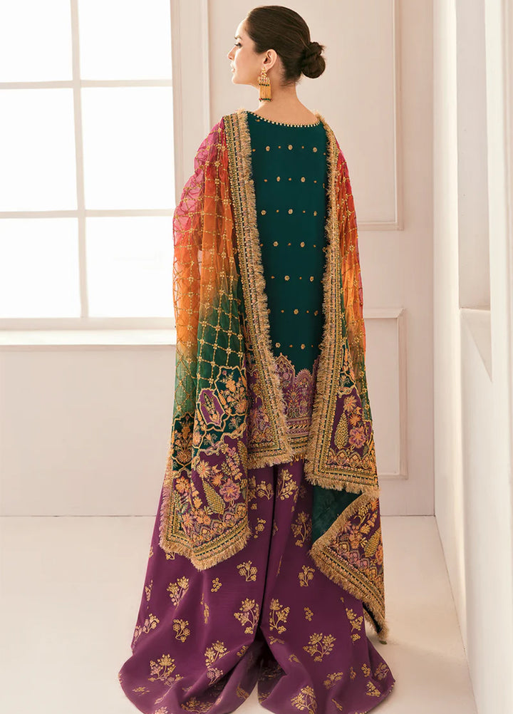 Chantelle by Baroque Unstitched Embroidered Chiffon 3 Piece Suit BQ26UFC BQU-CH11-D06 - Festive Collection