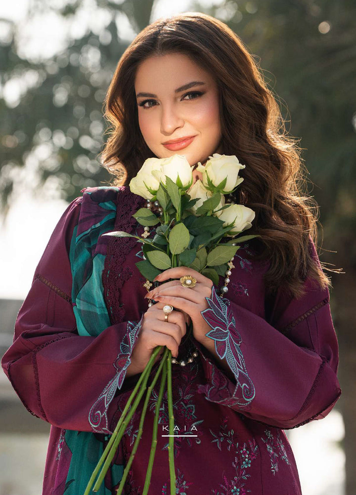 Carnation by Rang Rasiya Unstitched Embroidered Lawn 3 Piece Suit RR26UCL D12 KAIA - Eid Collection