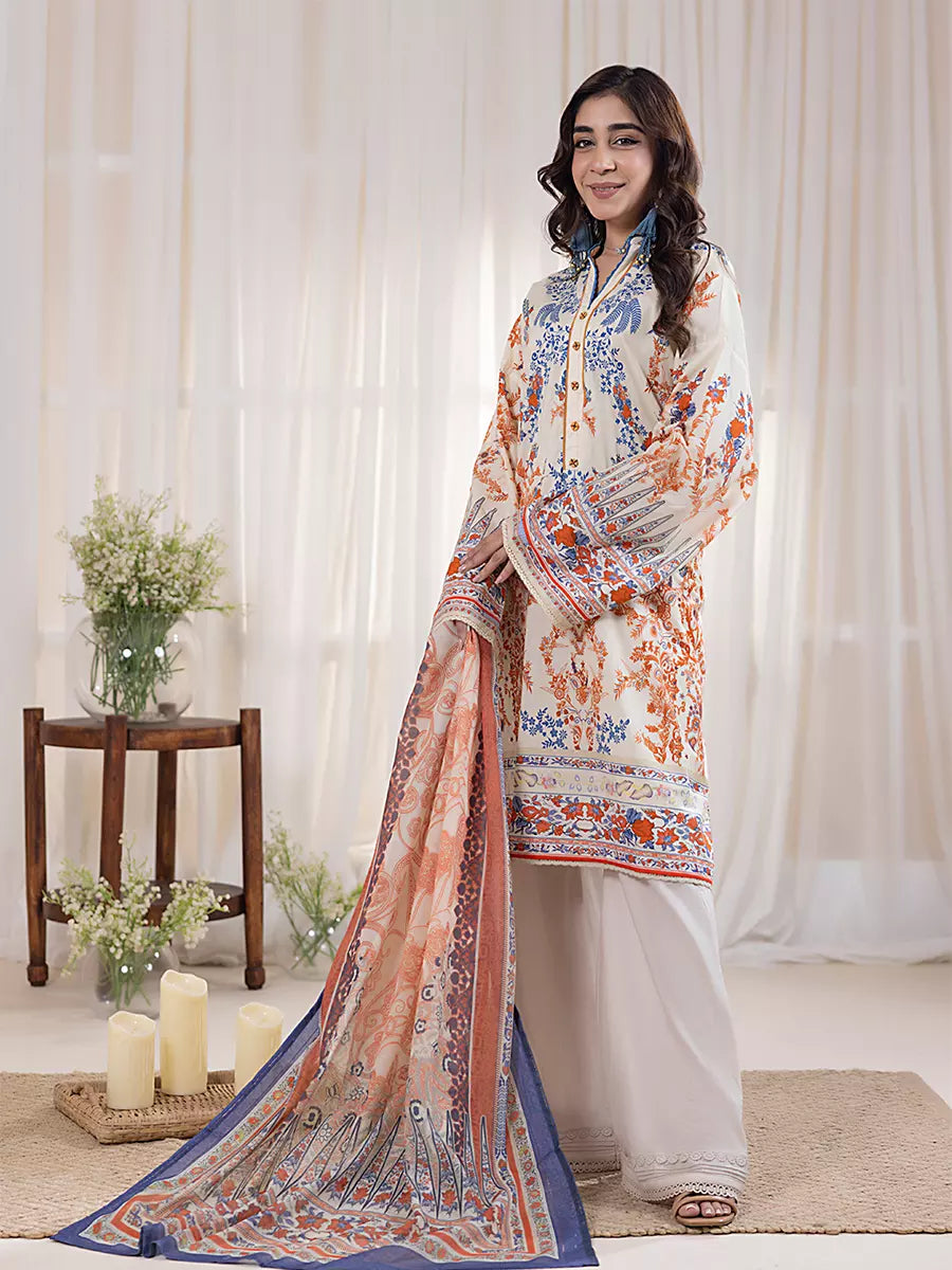 Salitex Women Printed Cambric 2 Piece Suit WRS3BA24AL121) - Summer Collection