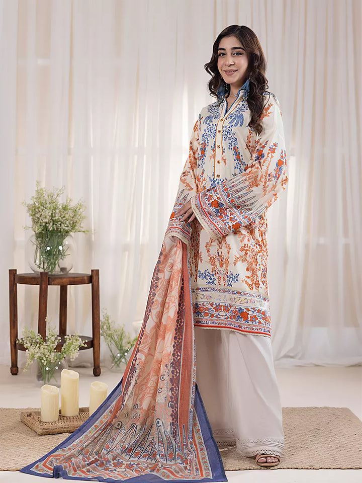 Salitex Women Printed Cambric 2 Piece Suit WRS3BA24AL121) - Summer Collection