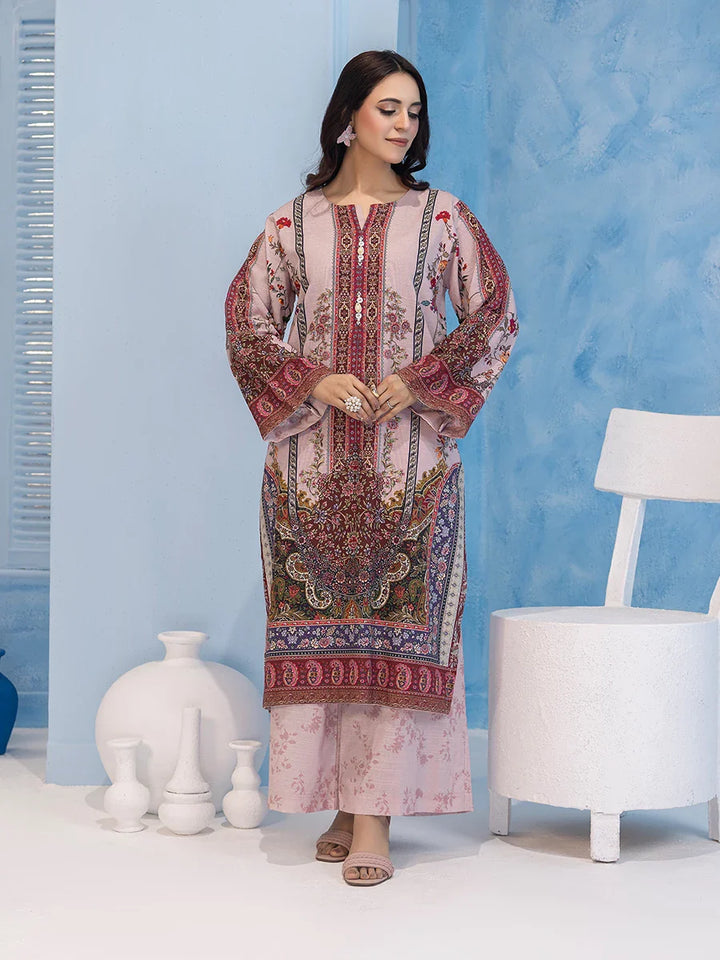 Salitex Women Printed Khaddar 2 Piece Suit SPW6APE033 - Winter Collection