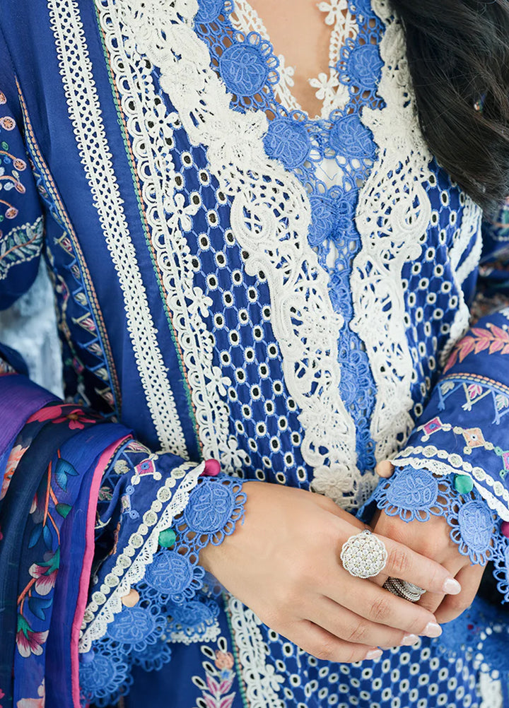 AMoi by Mushq Unstitched Embroidered Luxury Lawn 3 Piece Suit MU26AHL D-5 Moonlit Dreams - Summer Collection