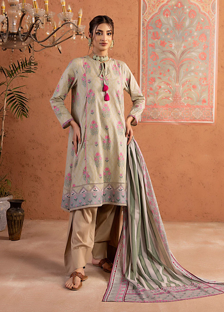 Salitex Women Printed Cambric 2 Piece Suit SPL2PBE027 - Summer Collection