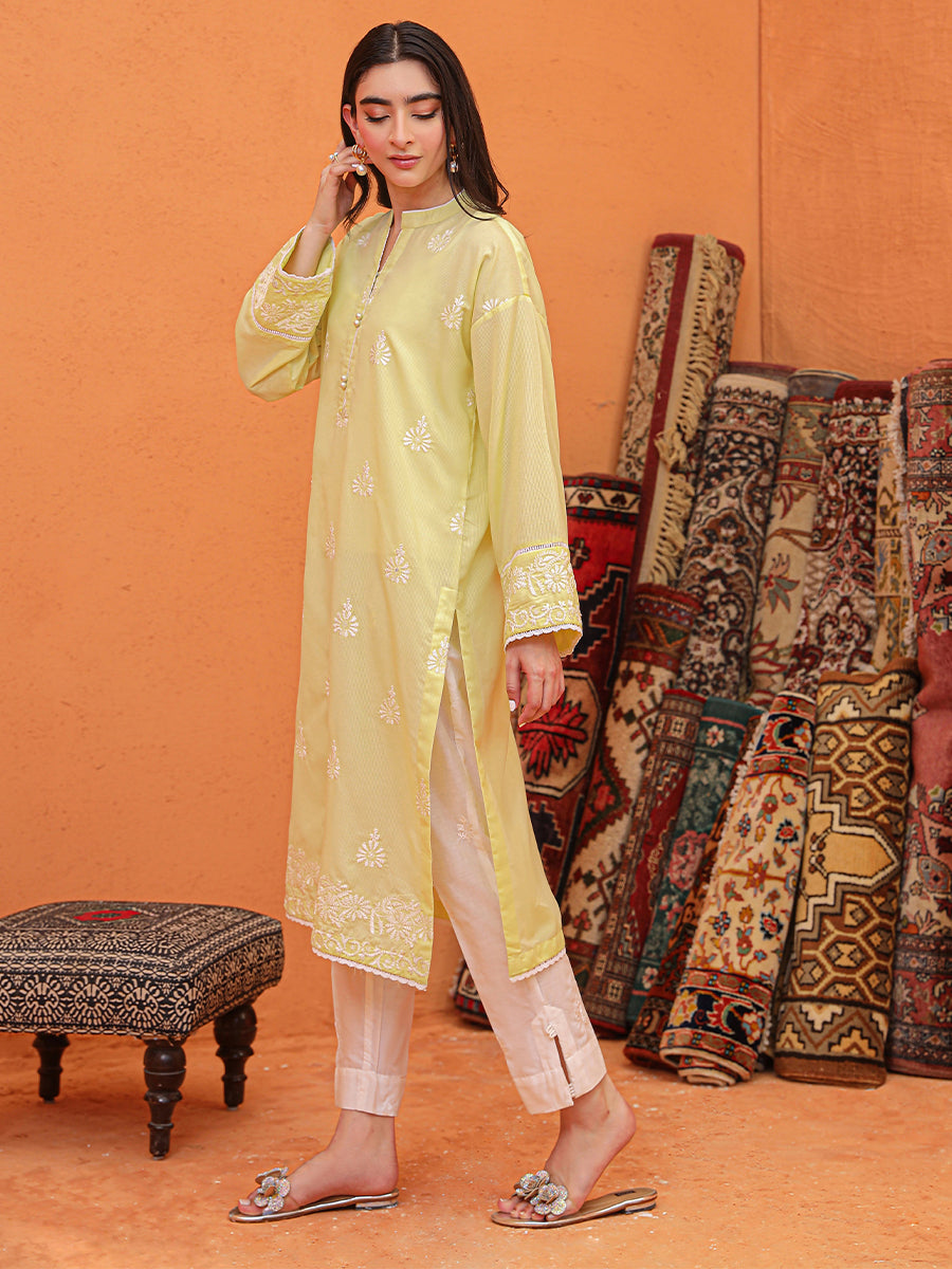 Salitex Women Solids Yarn Dyed 1 Piece Shirt WRTBA24AL213 - Summer Collection