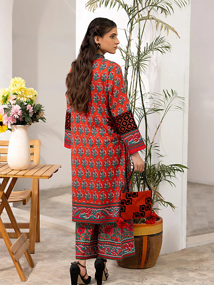 Salitex Women Printed Cross Hatch 2 Piece Suit SPL2PEC036 - Summer Collection