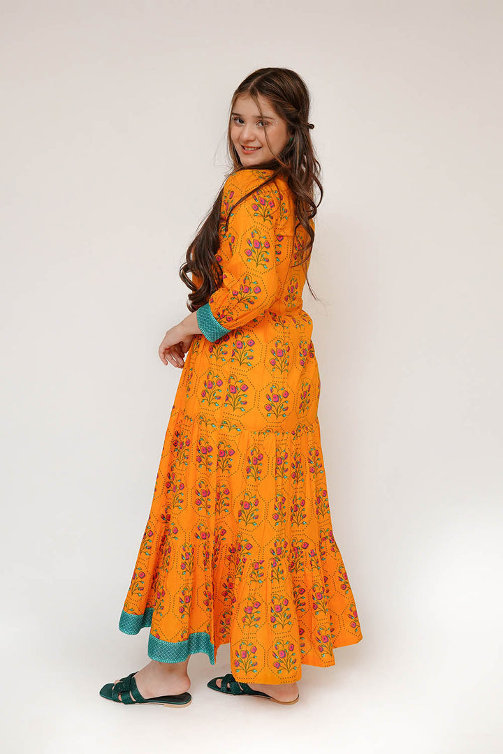 Senorita Girls RTW Printed Lawn Cotton 1 Piece Suit GAA-03477 Eid Collection