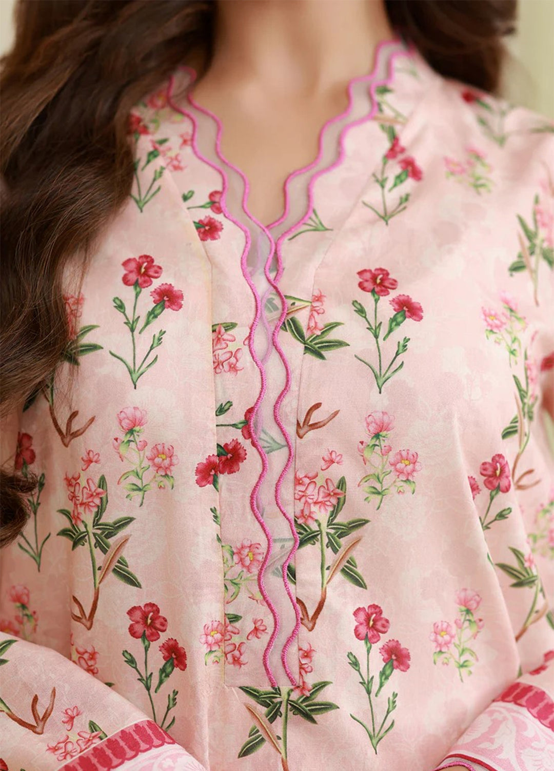 Zellbury Unstitched Printed Lawn 2 Piece Suit ZB26UC WUS26E20744 - Casual Collection