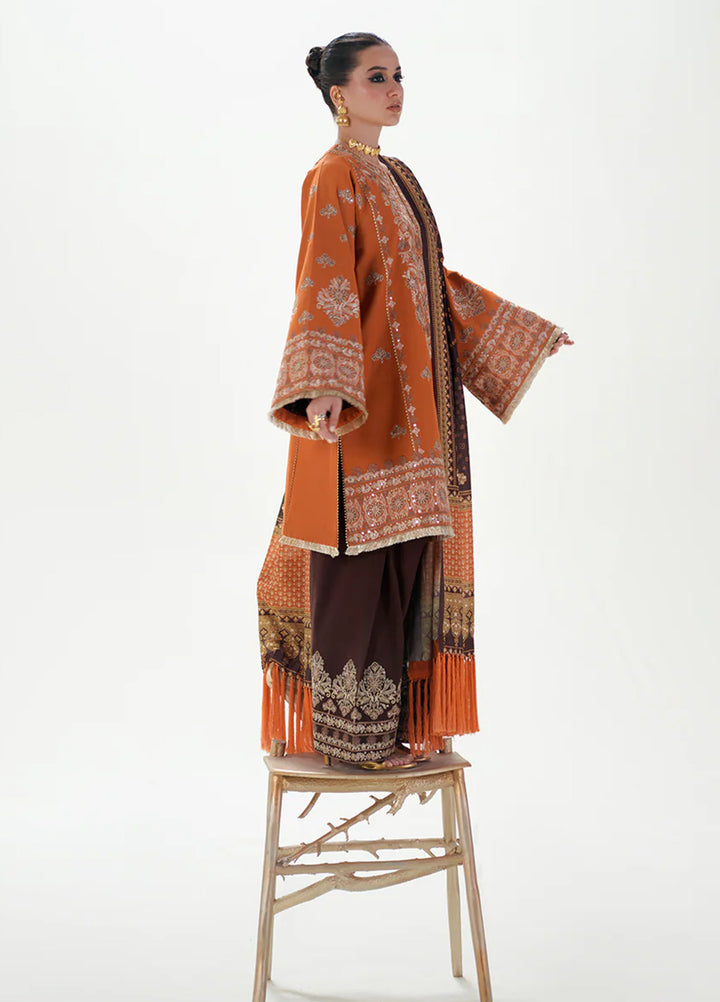 Amour by Bin Ilyas Unstitched Embroidered Lawn 3 Piece Suit BI26ULA 183A - Festive Collection