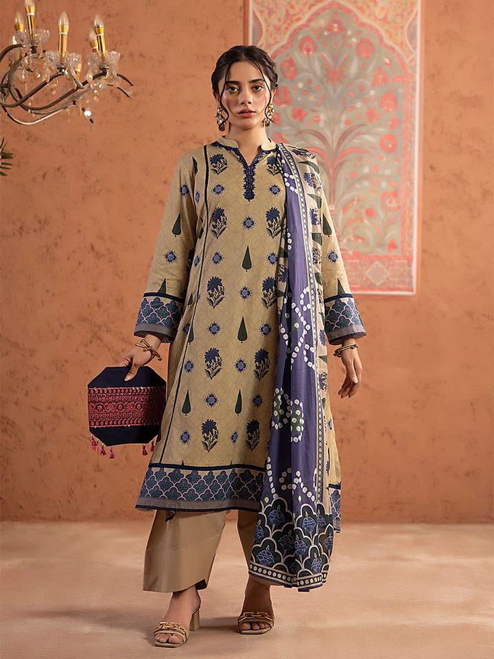 Salitex Women Printed Cambric 2 Piece Suit SPL2PBE028) - Summer Collection