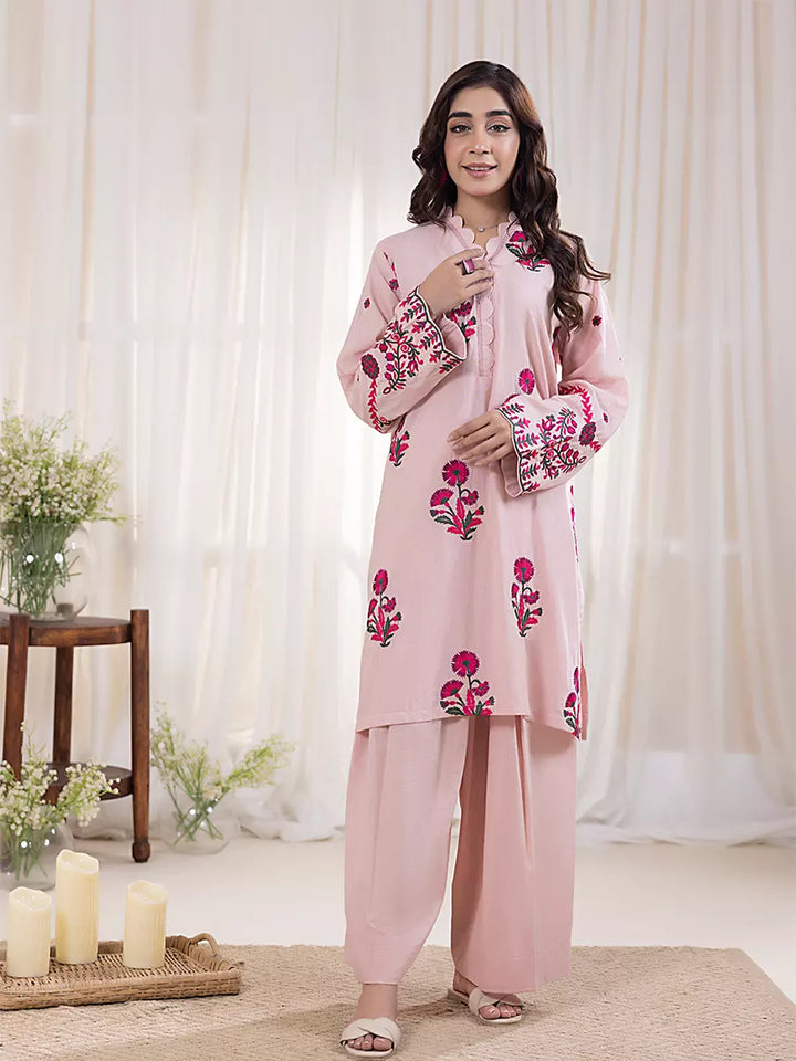 Salitex Women Embroidered Khaddar 2 Piece Suit WRS3BA24AL120 - Winter Collection