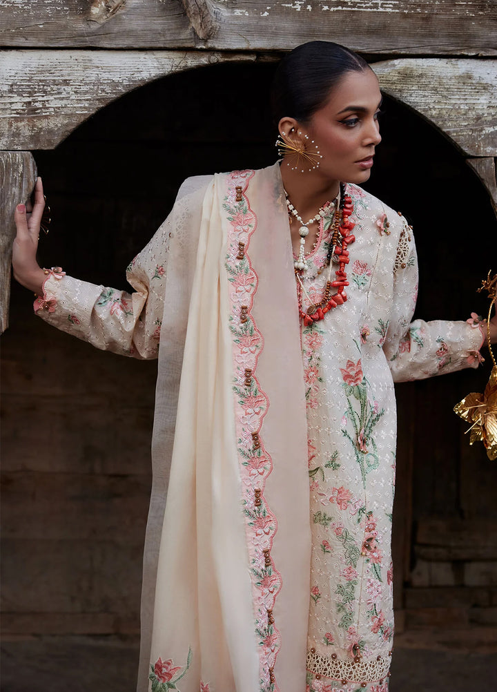 Kashmee Legacy by Elan Unstitched Embroidered Lawn 3 Piece Suit EL26ULKL Mehrvaan EL26-10A - Festive Collection