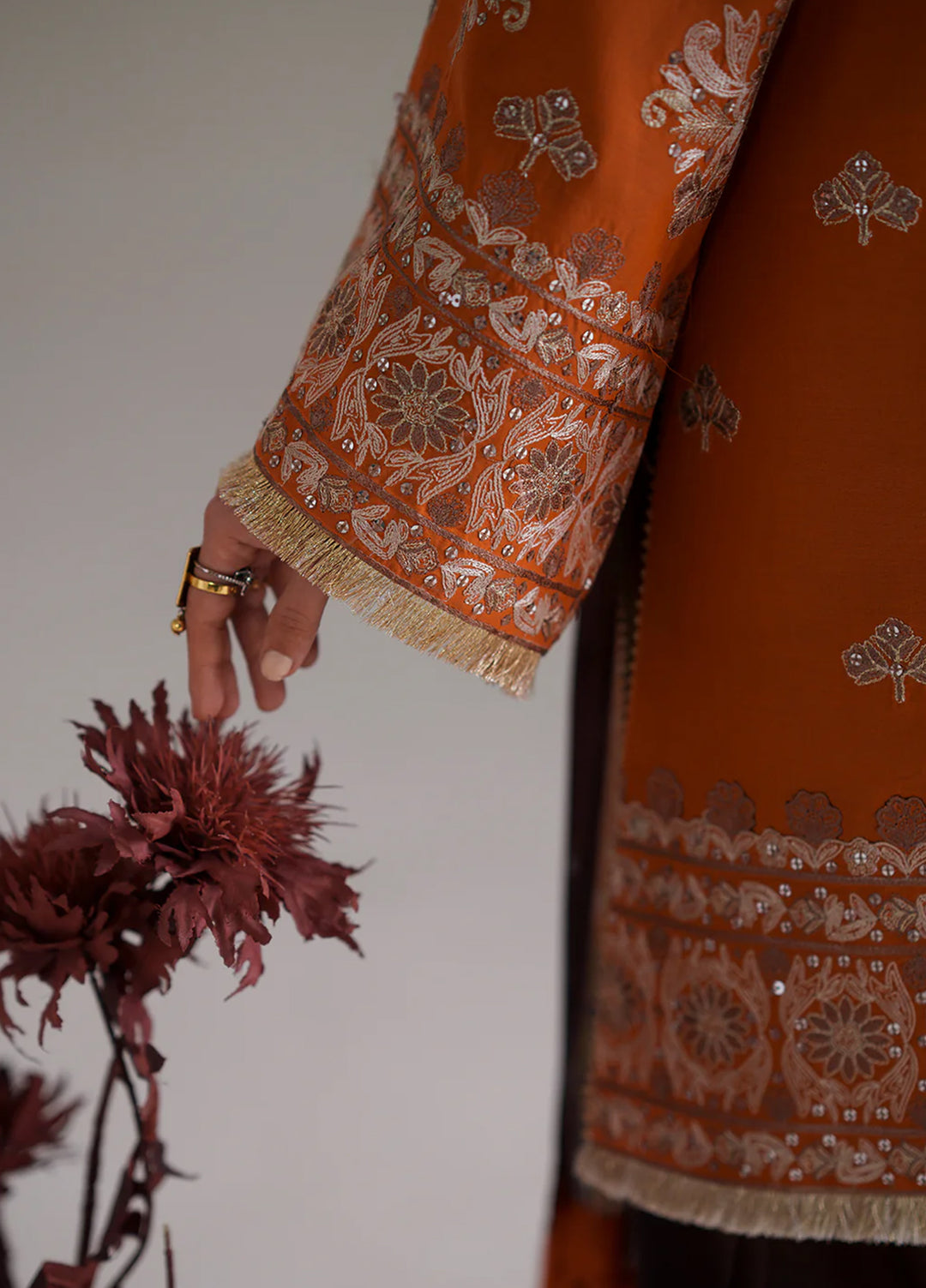 Amour by Bin Ilyas Unstitched Embroidered Lawn 3 Piece Suit BI26ULA 183A - Festive Collection