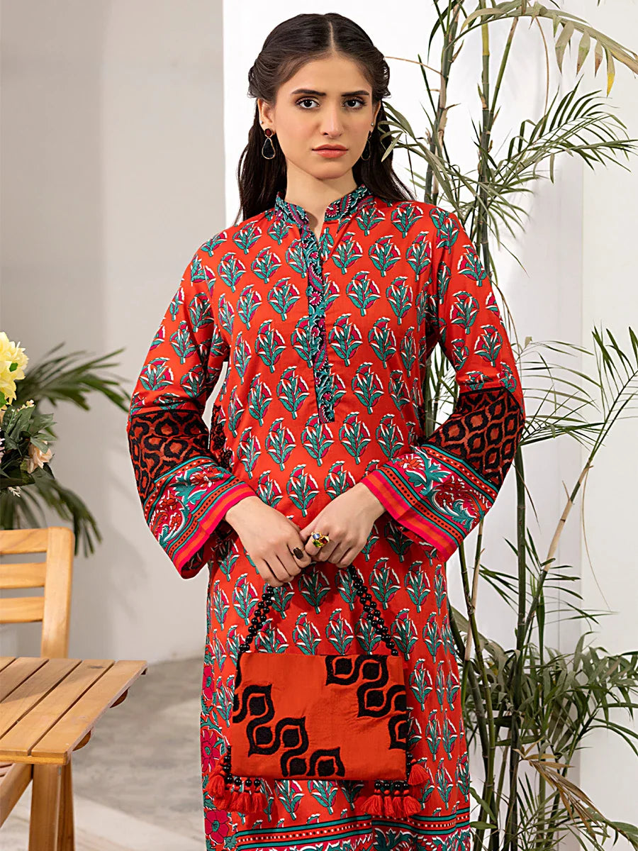 Salitex Women Printed Cross Hatch 2 Piece Suit SPL2PEC036 - Summer Collection