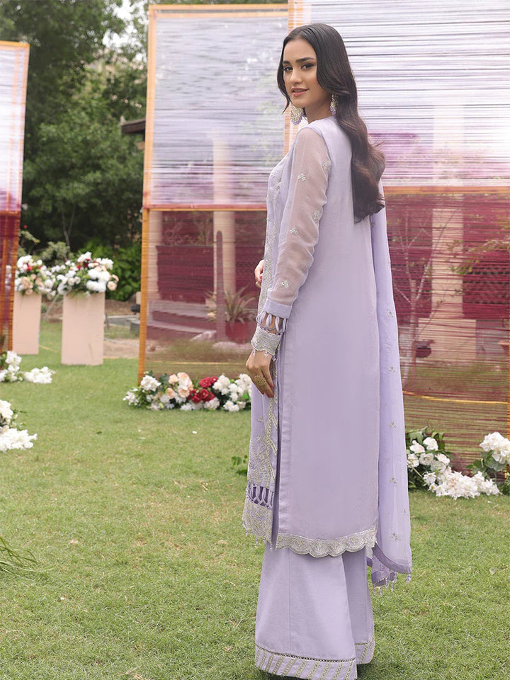Salitex Women Embroidered Chiffon 3 Piece Suit UNW24CH003 - Summer Collection