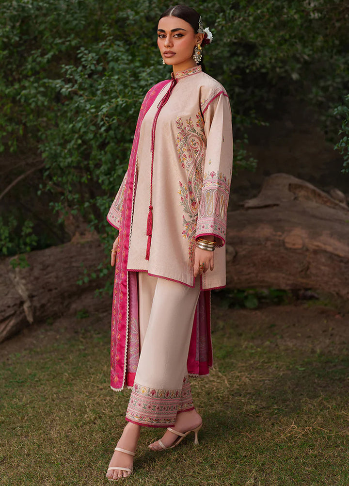 Suroor by Bin Ilyas RTW Embroidered Jacquard Lawn 3 Piece Suit BI26PSL 246B - Festive Collection