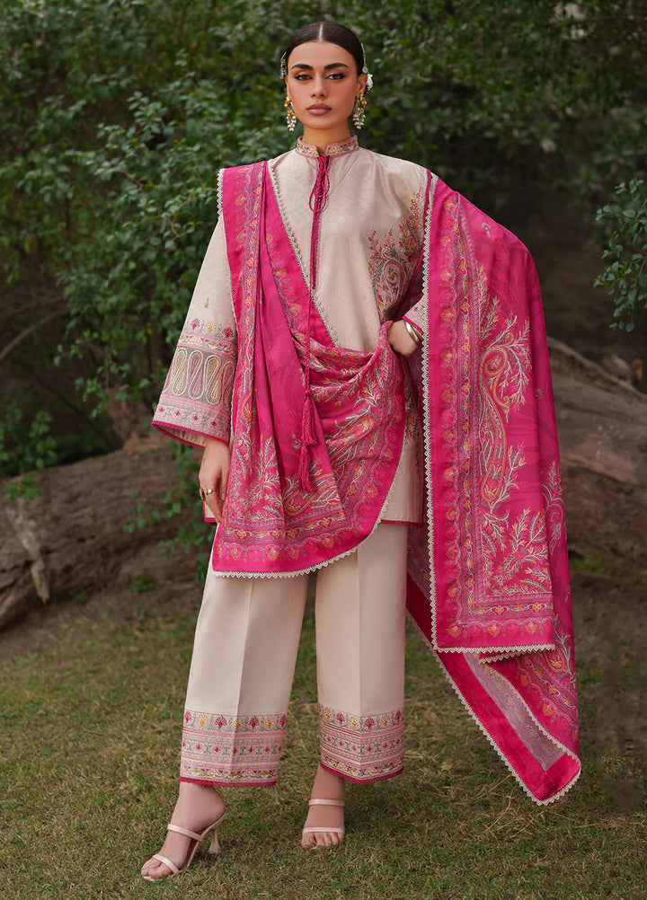 Suroor by Bin Ilyas RTW Embroidered Jacquard Lawn 3 Piece Suit BI26PSL 246B - Festive Collection