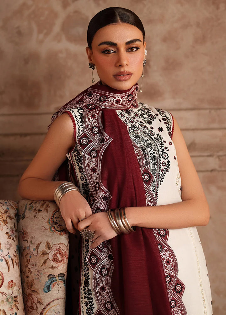 Suroor by Bin Ilyas RTW Embroidered Jacquard Lawn 3 Piece Suit BI26PSL 245A - Festive Collection