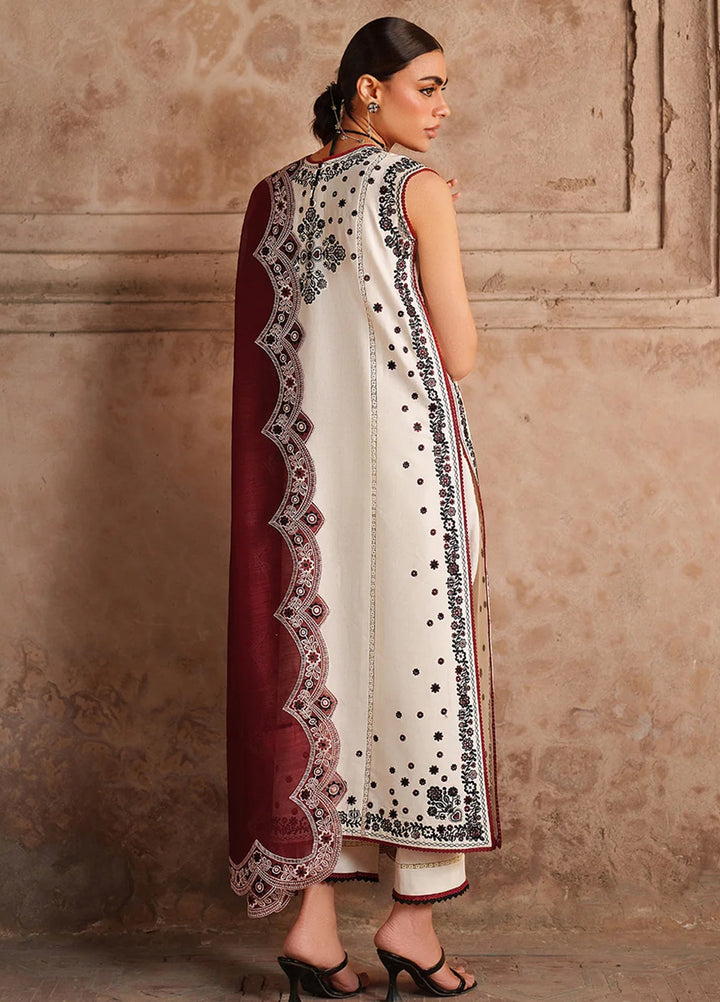 Suroor by Bin Ilyas RTW Embroidered Jacquard Lawn 3 Piece Suit BI26PSL 245A - Festive Collection