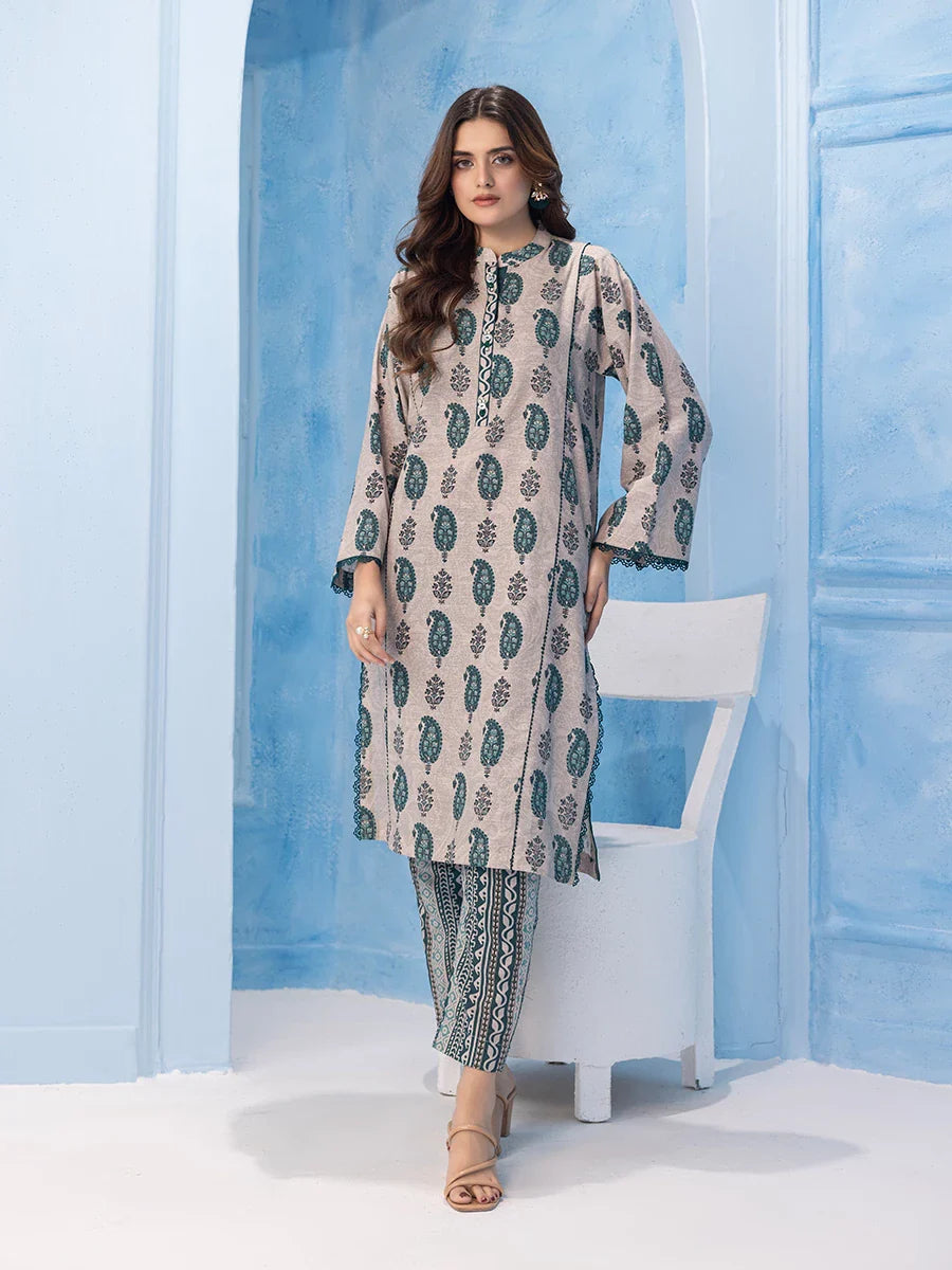 Salitex Women Printed Khaddar 2 Piece Suit SPW6BPE093 - Winter Collection