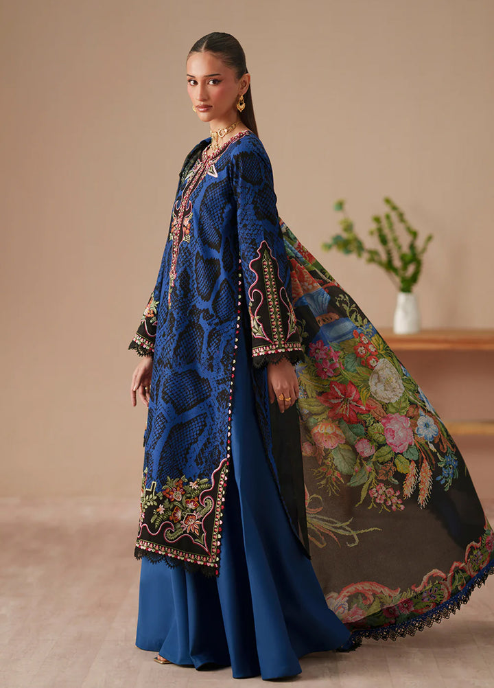 JoJo by Bin Ilyas Unstitched Embroidered Lawn 3 Piece Suit BI26UJJ D-83B - Summer Collection