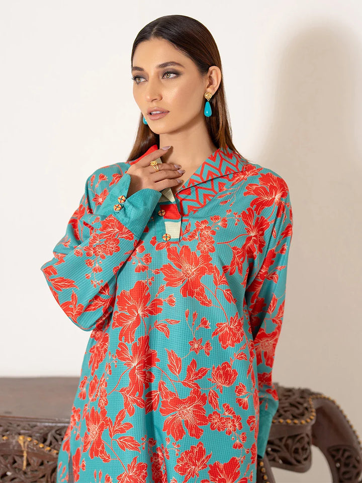 Salitex Women Printed Poly Viscose 2 Piece Suit WRTKBA24AL196 - Winter Collection