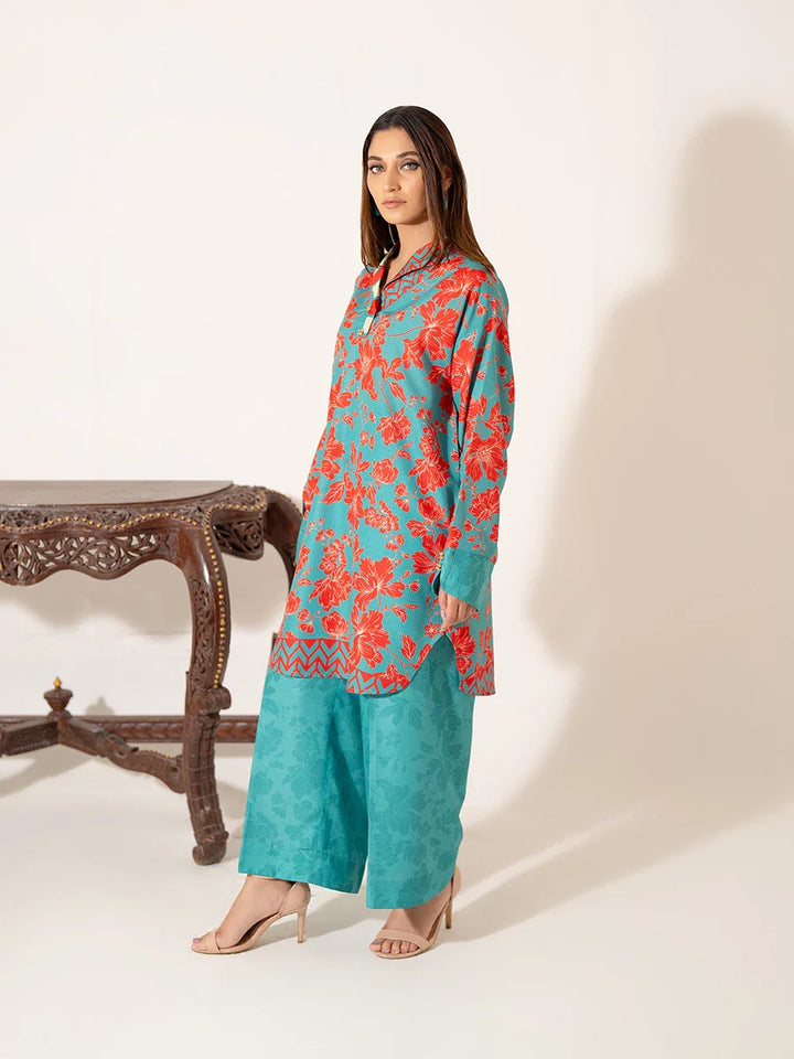 Salitex Women Printed Poly Viscose 2 Piece Suit WRTKBA24AL196 - Winter Collection