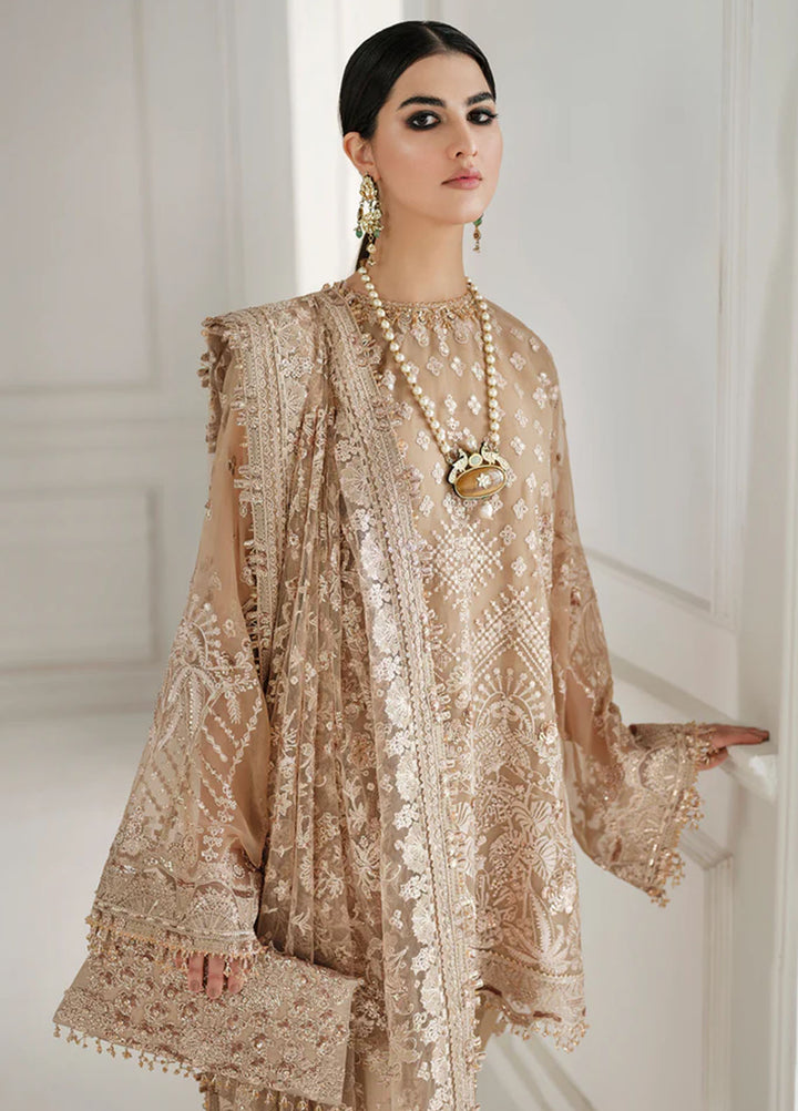 Chantelle by Baroque Unstitched Embroidered Chiffon 3 Piece Suit BQ26UCF CH10-D04 - Festive Collection