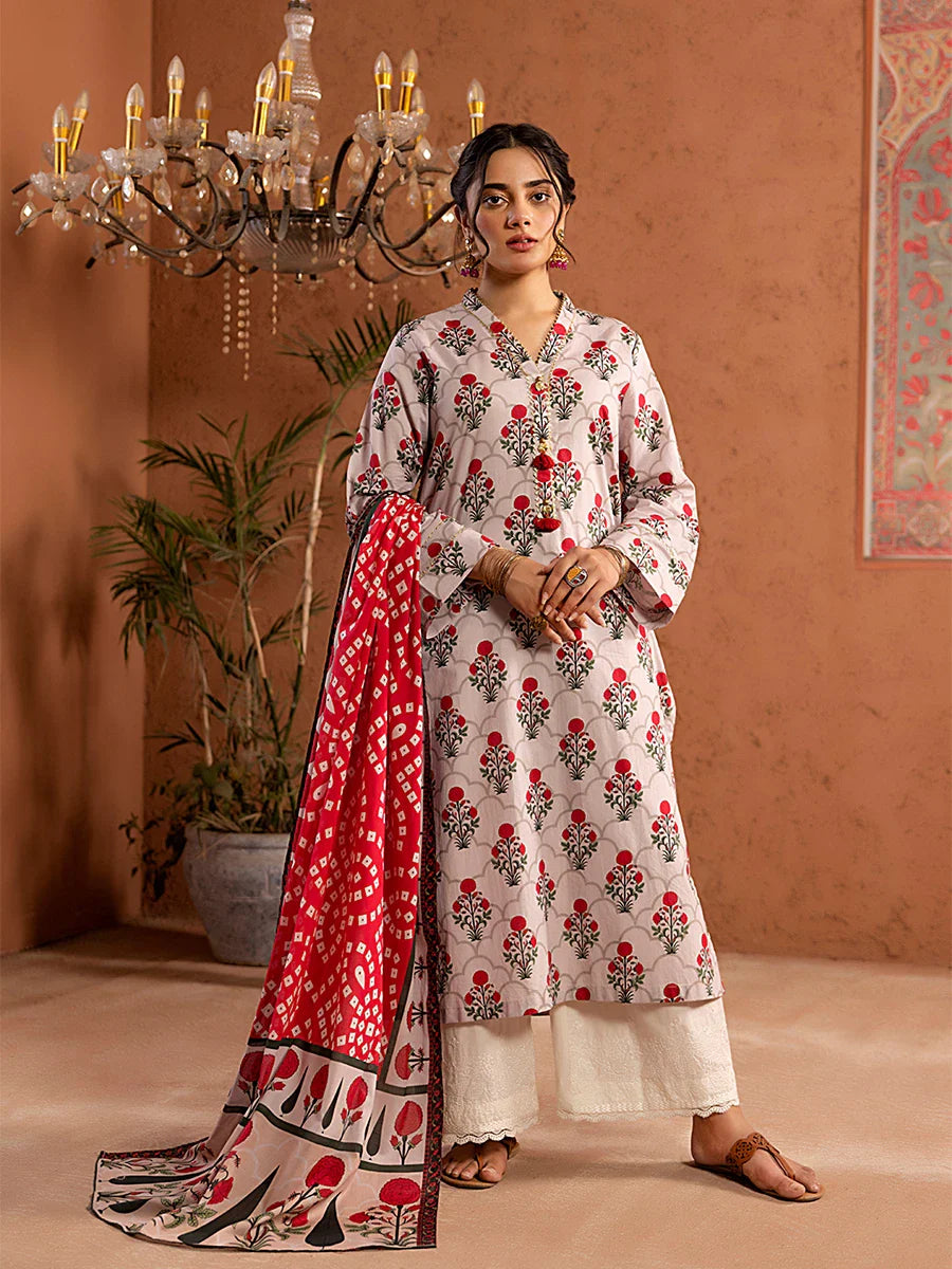 Salitex Women Printed Cambric 1 Piece Shirt SPL2PBE026-A - Summer Collection