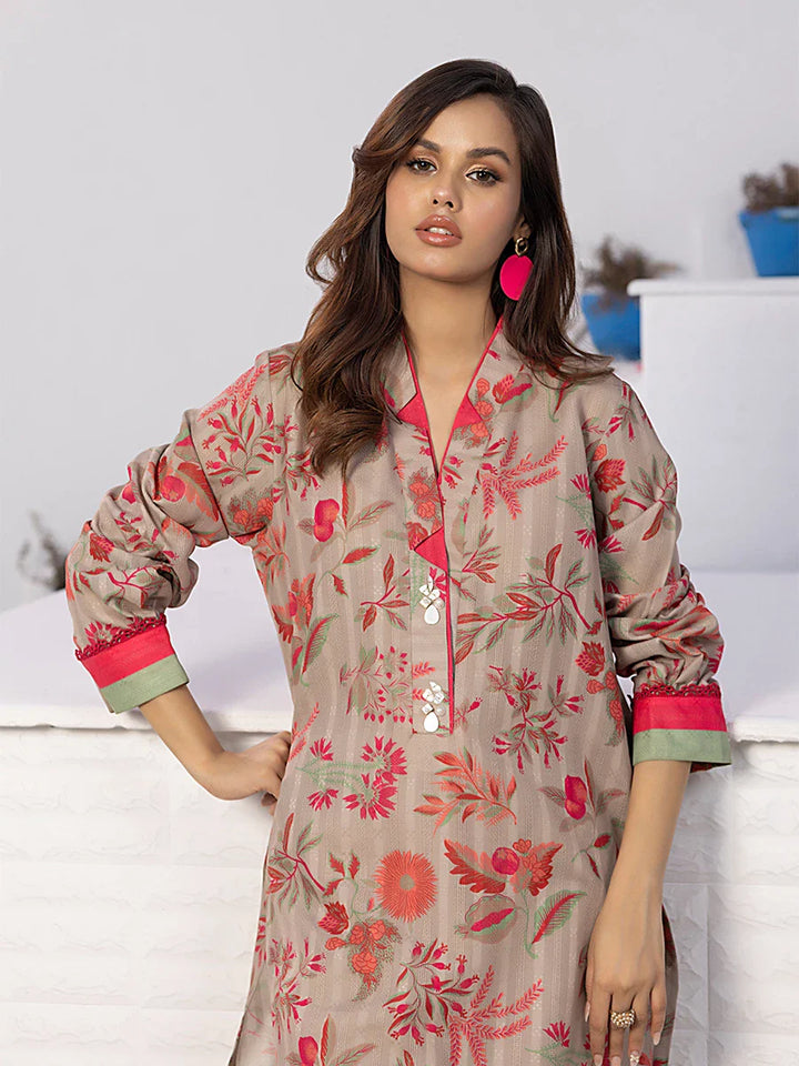 Salitex Women Printed Cambric 2 Piece Suit SPW6APE035 - Winter Collection