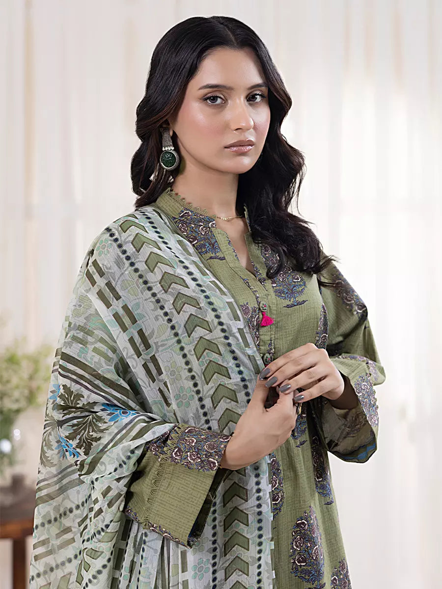 Salitex Women Printed Cambric 2 Piece Suit WRS3BA24AL05) - Summer Collection