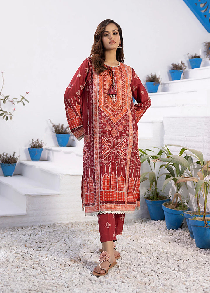 Salitex Women Printed Cambric 2 Piece Suit SPW6AP011 - Summer Collection