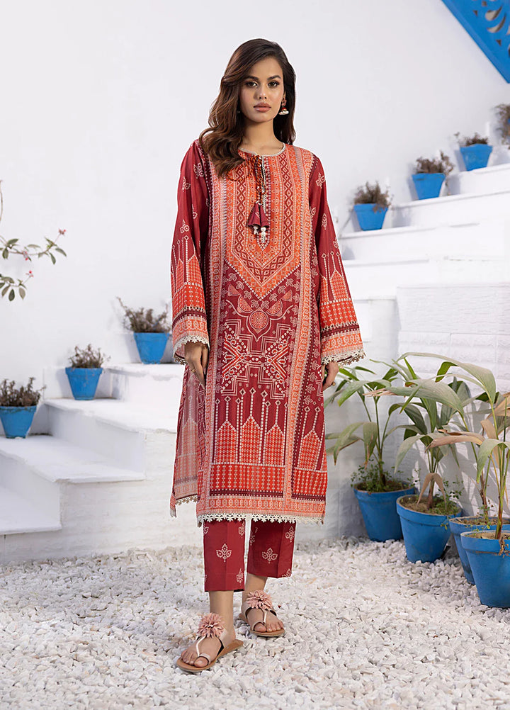 Salitex Women Printed Cambric 2 Piece Suit SPW6AP011 - Summer Collection