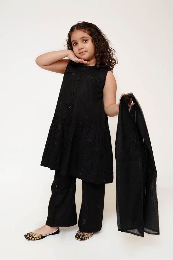 Senorita Girls RTW Embroidered Cotton 3 Piece Suit KAD-03427 Eid Collection