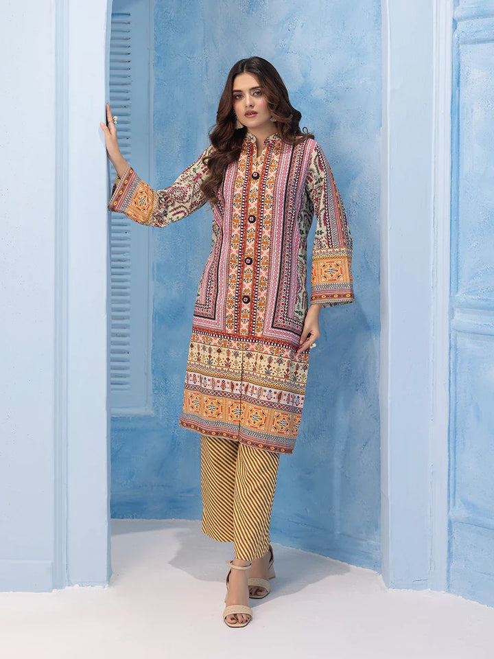 Salitex Women Printed Khaddar 2 Piece Suit SPW6DP189 - Winter Collection