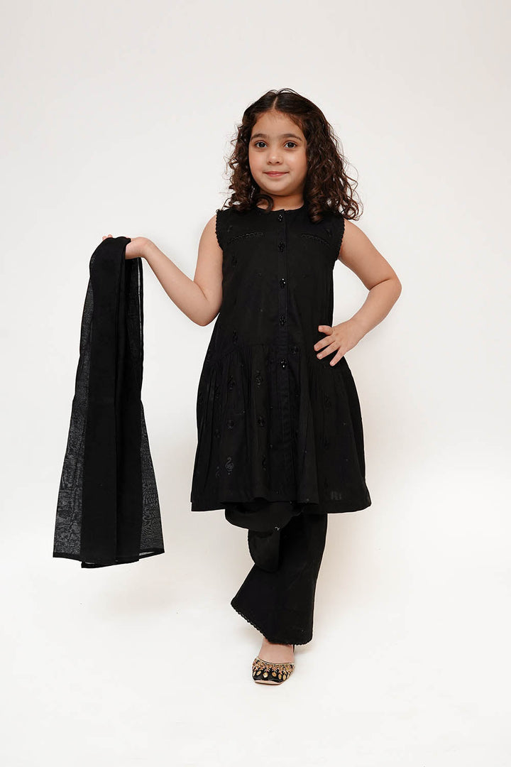 Senorita Girls RTW Embroidered Cotton 3 Piece Suit KAD-03427 Eid Collection