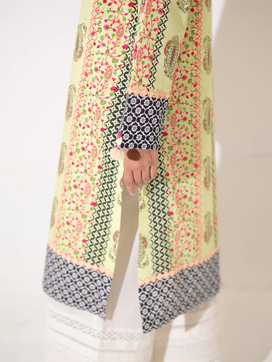 Salitex Women Printed Cambric 1 Piece Shirt WRTKBA24AL234 - Winter Collection