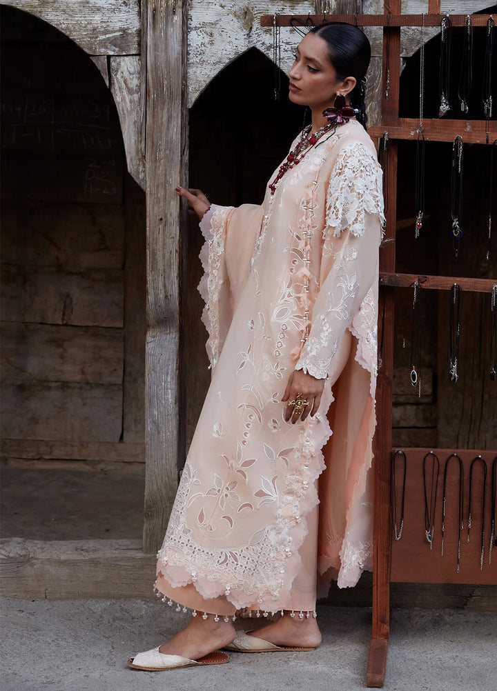 Kashmee Legacy by Elan Unstitched Embroidered Lawn 3 Piece Suit EL26ULKL Noorai EL26-06A - Festive Collection