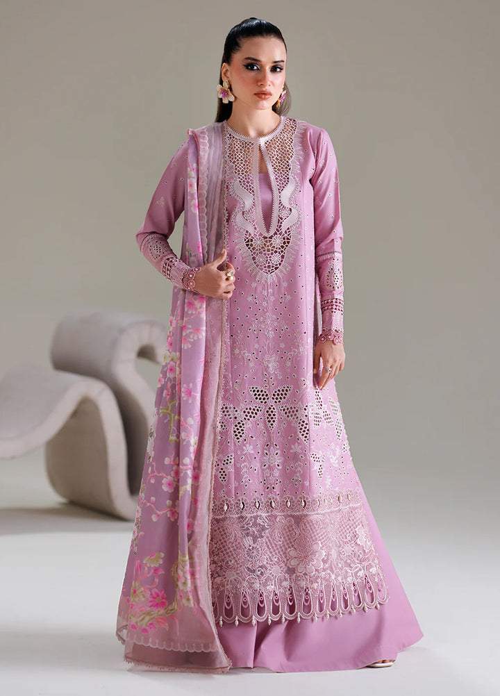 Amour by Bin Ilyas Unstitched Embroidered Lawn 3 Piece Suit BI26ULA 181B - Festive Collection