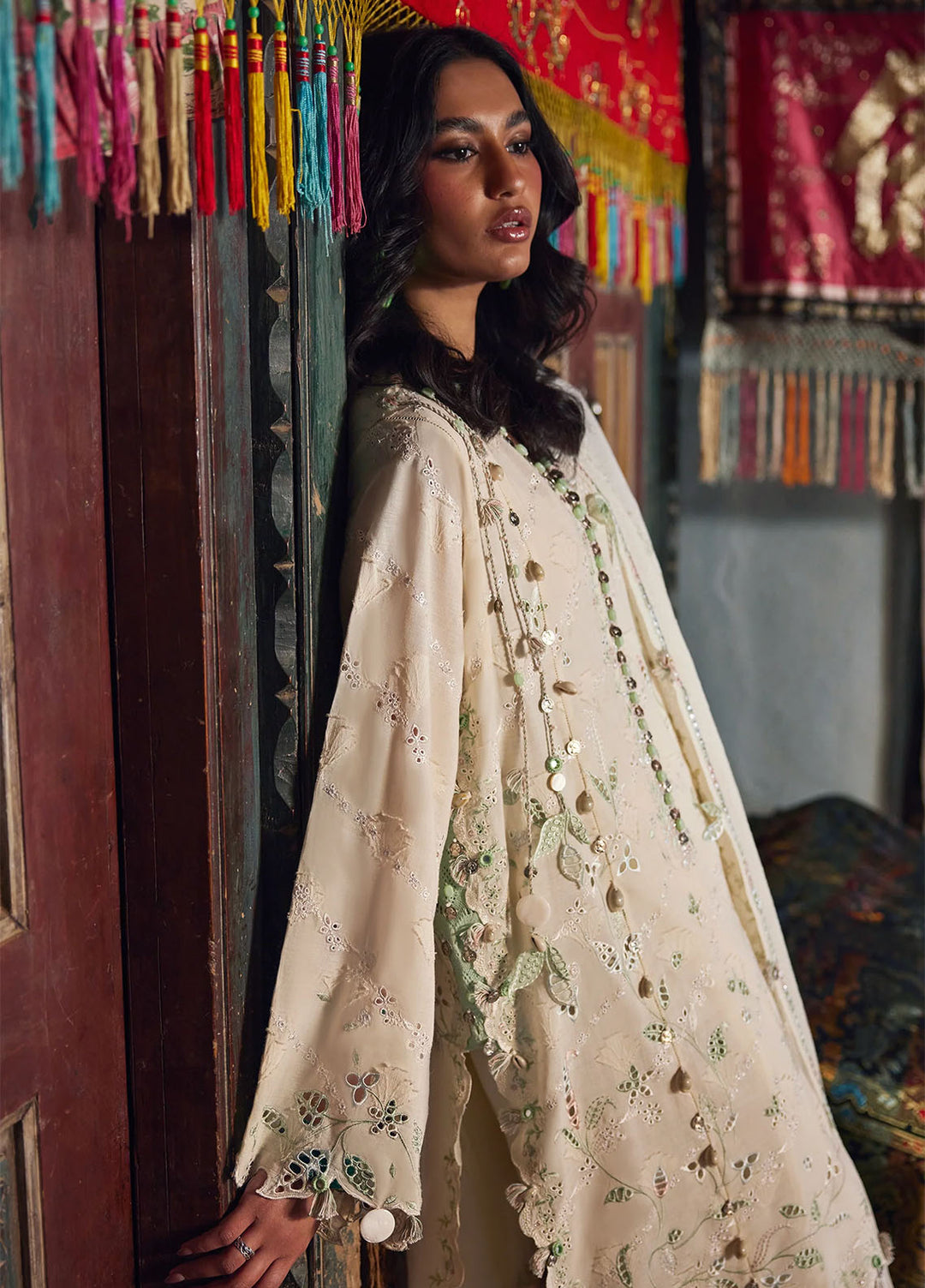 Meili by Zaha Unstitched Embroidered Lawn 3 Piece Suit ZK26UML ZL26-05A - Festive Collection