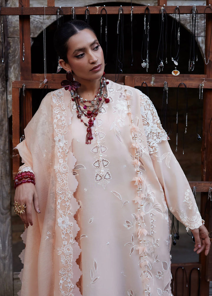 Kashmee Legacy by Elan Unstitched Embroidered Lawn 3 Piece Suit EL26ULKL Noorai EL26-06A - Festive Collection