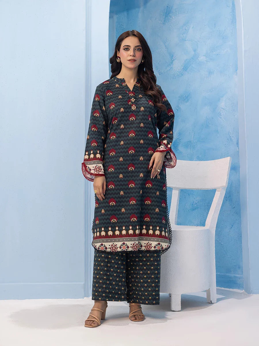 Salitex Women Printed Khaddar 2 Piece Suit SPW6DP192 - Winter Collection