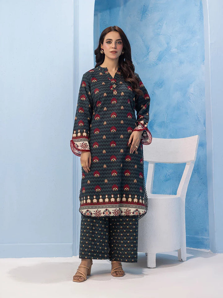 Salitex Women Printed Khaddar 2 Piece Suit SPW6DP192 - Winter Collection