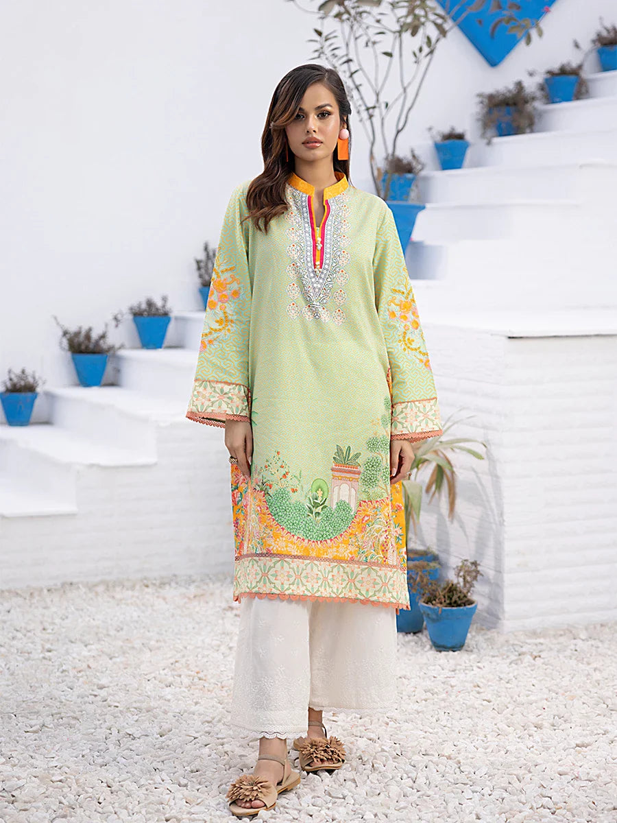 Salitex Women Embroidered 1 Piece Cambric Shirt SPL1PEE010 - Summer Collection