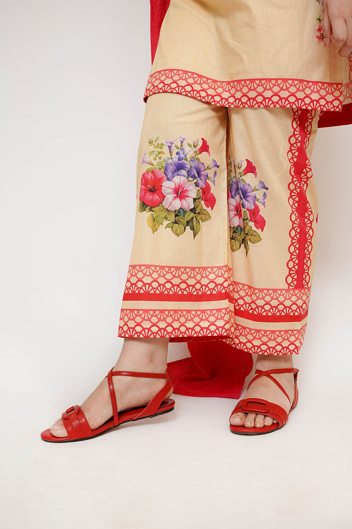 Senorita Girls RTW Printed Lawn Cotton 3 Piece Suit GAD-03475 Eid Collection