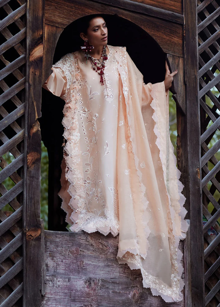 Kashmee Legacy by Elan Unstitched Embroidered Lawn 3 Piece Suit EL26ULKL Noorai EL26-06A - Festive Collection