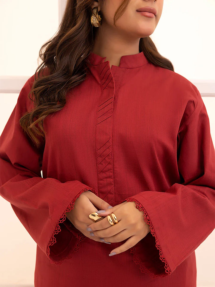 Salitex Women Solids Khaddar 2 Piece Suit SPW6BS126 - Winter Collection