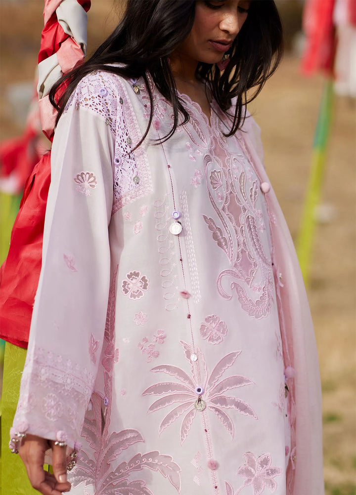 Meili by Zaha Unstitched Embroidered Lawn 3 Piece Suit ZK26UML ZL26-09B - Festive Collection